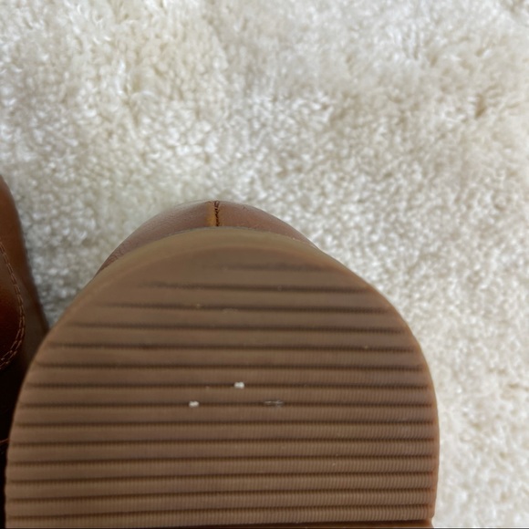 Steve Madden Brown Leather "Nunan" Lace Up Shoes - Size 13 - Picture 6 of 14